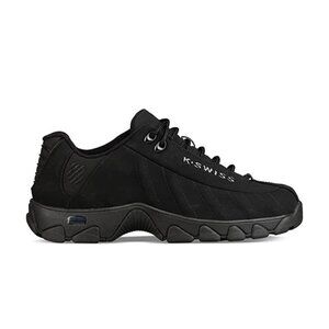 K-Swiss ST329 Black Black Suede 03426098 Men's Shoes